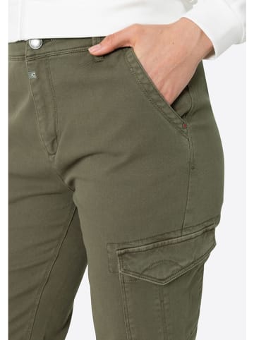 Timezone Bojówki "River" w kolorze khaki