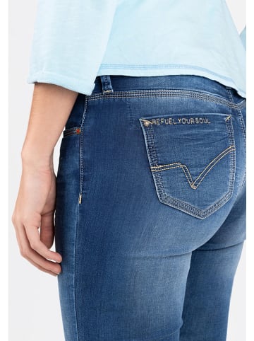 Timezone Spijkerbroek "Aleena" - slim fit - blauw