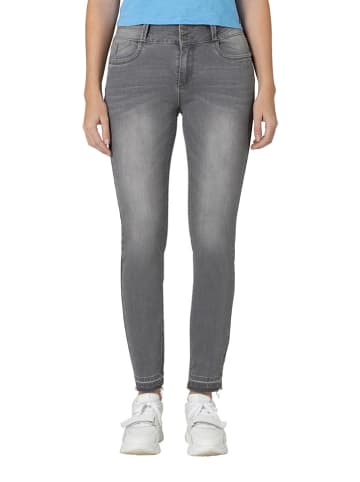 Timezone Dżinsy "Enya" - Slim fit - w kolorze szarym