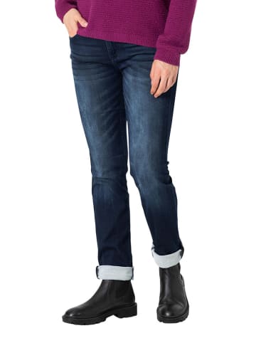 Timezone Spijkerbroek "Marah" - slim fit - donkerblauw