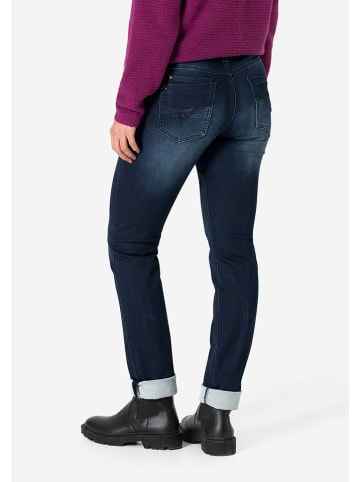 Timezone Spijkerbroek "Marah" - slim fit - donkerblauw