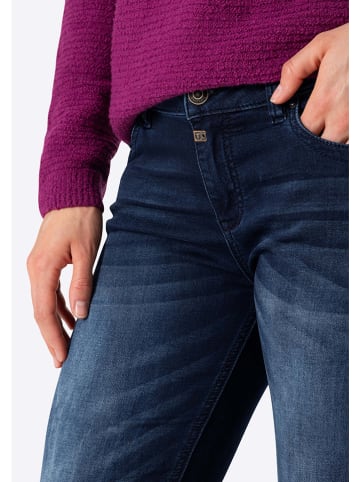 Timezone Spijkerbroek "Marah" - slim fit - donkerblauw