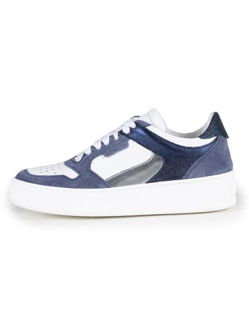 Anna Morellini Leder-Sneakers "Iseppina" in Dunkelblau/ Weiß