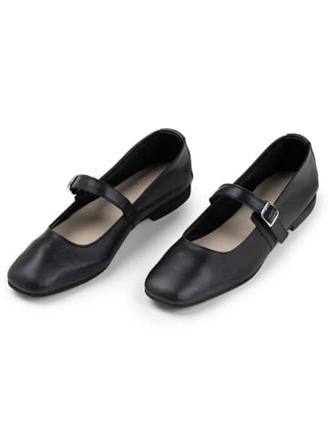 Anna Morellini Leder-Ballerinas "Ippolica" in Schwarz