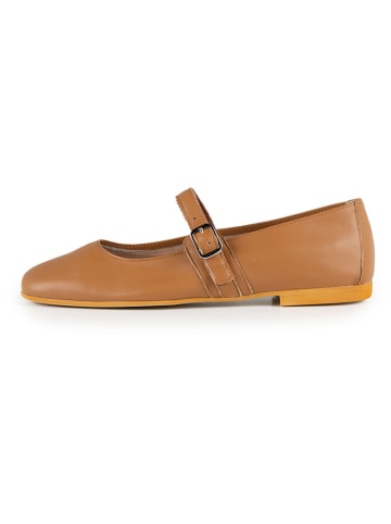 Anna Morellini Leder-Ballerinas "Lorana" in Hellbraun
