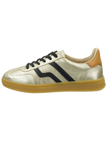 GANT Footwear Skórzane sneakersy w kolorze złotym
