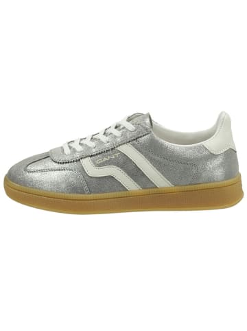 GANT Footwear Leren sneakers zilverkleurig