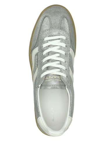 GANT Footwear Leder-Sneakers in Silber