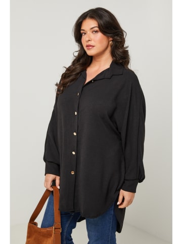 Curvy Lady Hemd in Schwarz