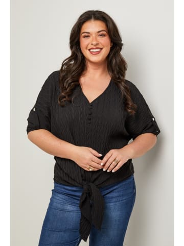 Curvy Lady Blouse zwart