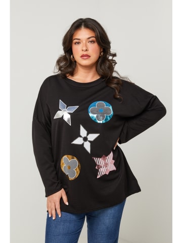 Curvy Lady Sweter w kolorze czarnym