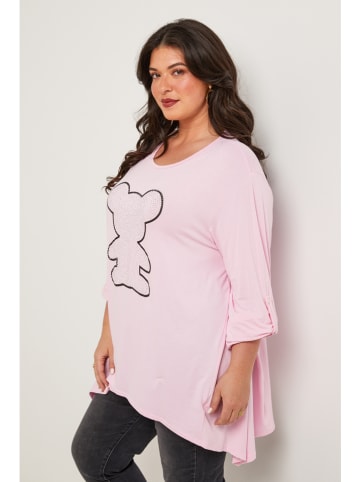 Curvy Lady Blouse lichtroze