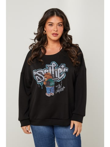 Curvy Lady Sweter w kolorze czarnym