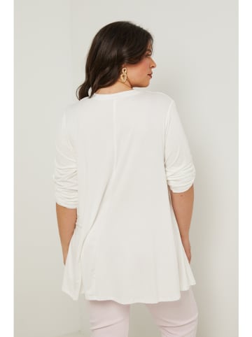 Curvy Lady Bluse in Weiß