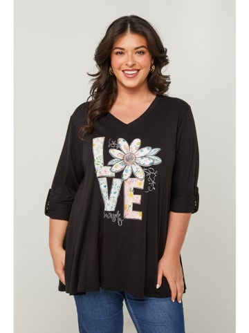 Curvy Lady Blouse zwart