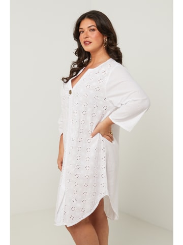 Curvy Lady Jurk wit