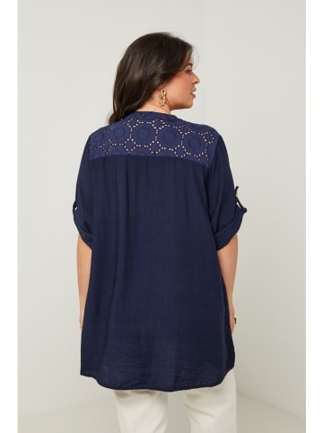 Curvy Lady Tuniek donkerblauw