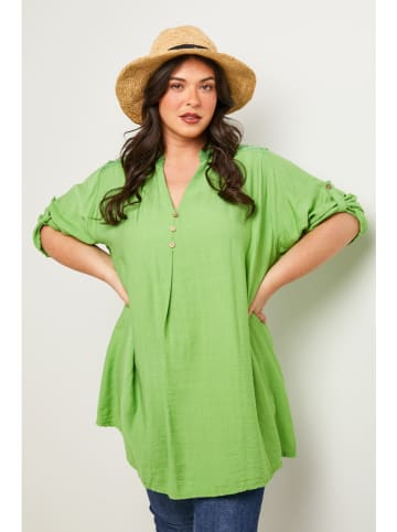 Curvy Lady Tuniek groen