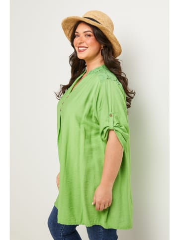 Curvy Lady Tuniek groen