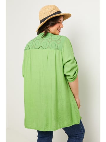 Curvy Lady Tuniek groen