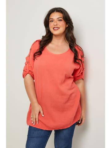 Curvy Lady Bluse in Koralle