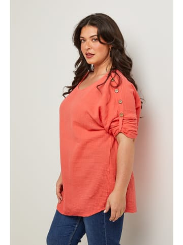 Curvy Lady Bluse in Koralle