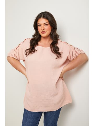 Curvy Lady Bluse in Rosa