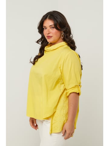 Curvy Lady Bluzka w kolorze żółtym