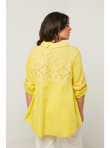 Curvy Lady Bluse in Gelb
