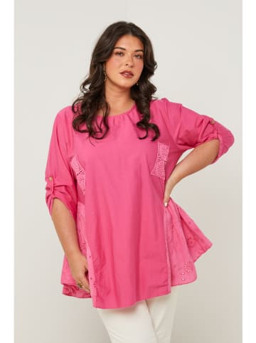 Curvy Lady Bluse in Fuchsia