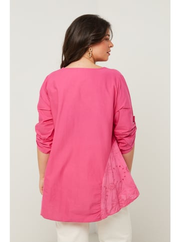 Curvy Lady Bluse in Fuchsia
