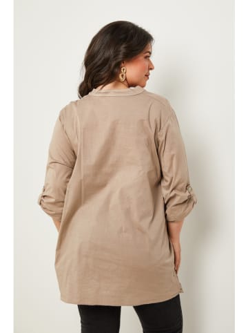 Curvy Lady Tuniek taupe
