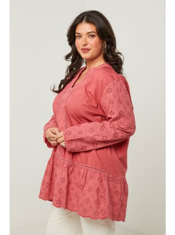 Curvy Lady Tuniek koraalrood