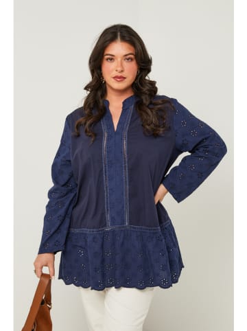 Curvy Lady Tuniek donkerblauw