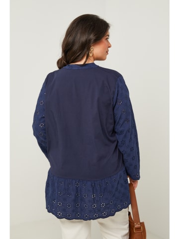 Curvy Lady Tuniek donkerblauw