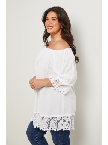 Curvy Lady Blouse wit