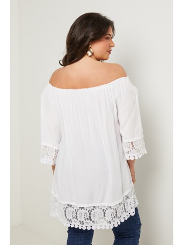 Curvy Lady Blouse wit
