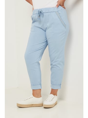Curvy Lady Broek lichtblauw
