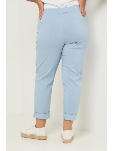 Curvy Lady Broek lichtblauw