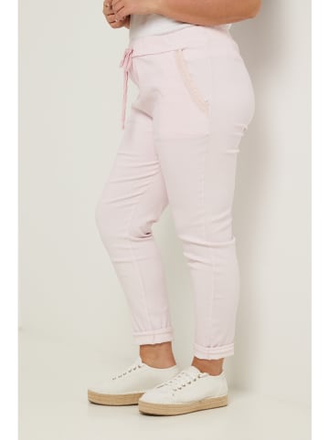 Curvy Lady Broek lichtroze