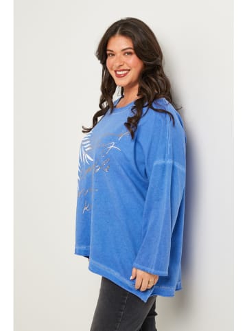 Curvy Lady Longsleeve in Blau
