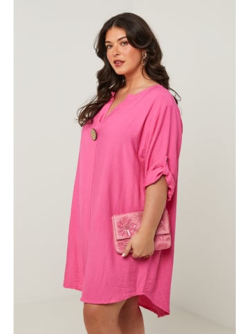 Curvy Lady Jurk fuchsia