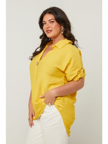Curvy Lady Bluse in Gelb
