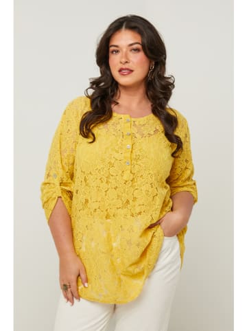 Curvy Lady Bluse in Gelb