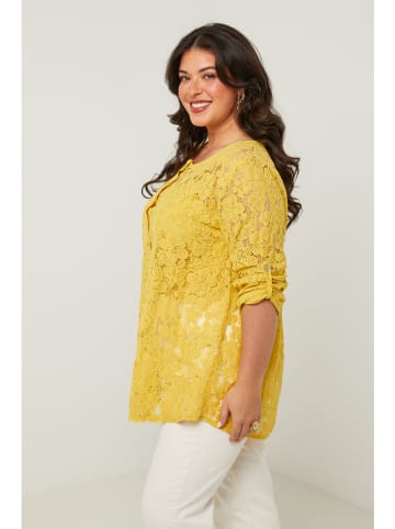 Curvy Lady Bluse in Gelb