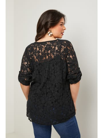 Curvy Lady Blouse zwart