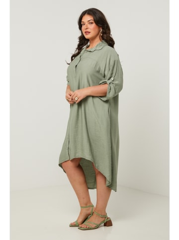 Curvy Lady Kleid in Khaki