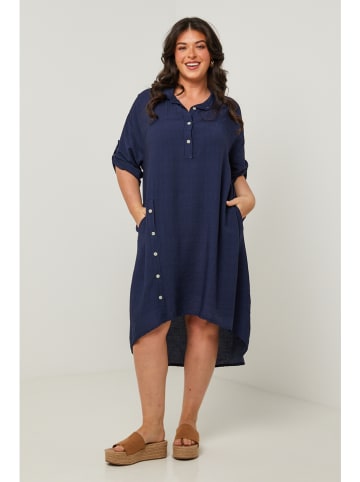 Curvy Lady Kleid in Dunkelblau