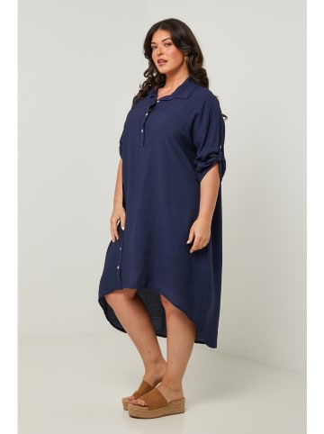 Curvy Lady Kleid in Dunkelblau