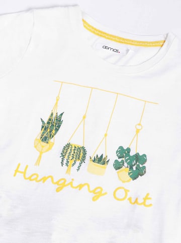 admas Pyjama wit/groen
